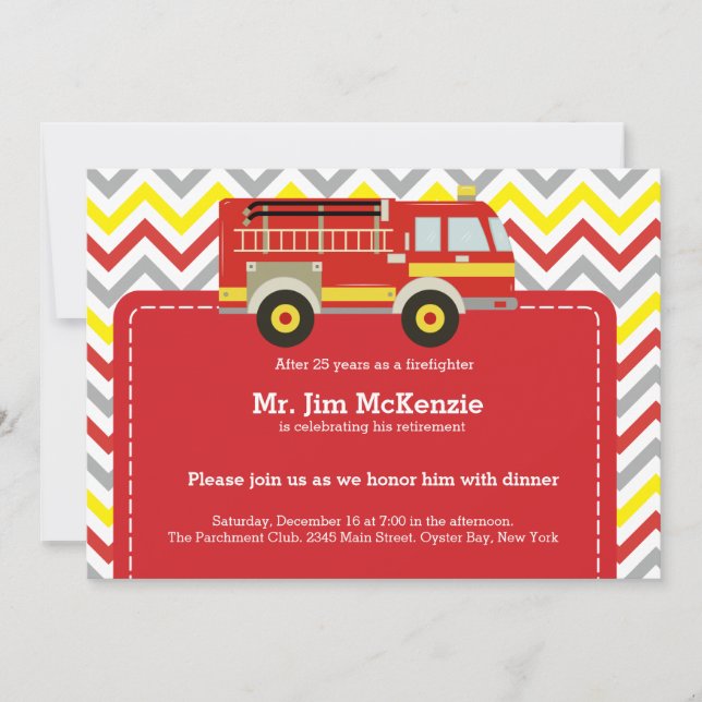 Convite Reforma dos bombeiros (Frente)