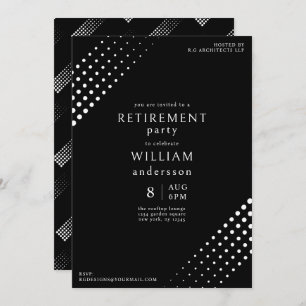 Convite Reforma dos Homens Modernos de Black e White Corpo