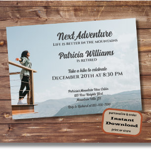 Convite Reforma Próxima Aventura Vida é Melhor Mulher