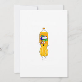 Convite Refrigerante laranja fantástico personalizado