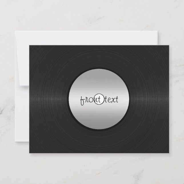 Convite Registro LP Vinil-Look (Frente)