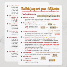 Convite Regras grandes do jogo da placa de Impressão - Jog