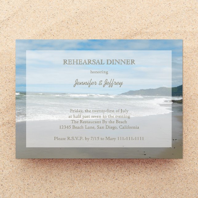 Convite Rehearsal Dinner Invitations (Criador carregado)