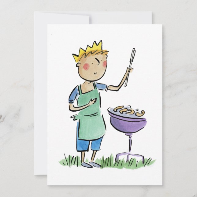 Convite Rei do CHURRASCO (Frente)