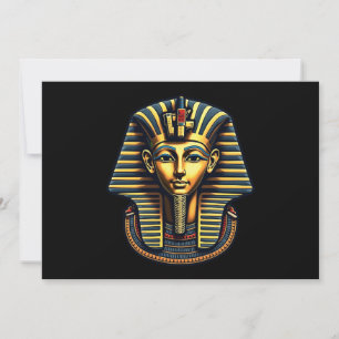 Convite Rei Faraó Tutankhamun Pharaó Antigo Egípcio