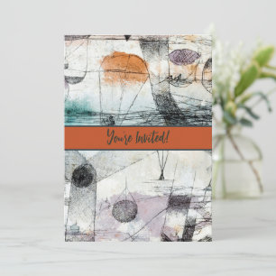 Convite Reino de Air Paul Klee Abstrato Expressionista