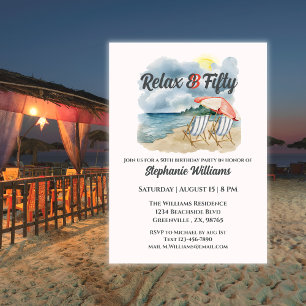 Convite Relaxe e seja a Cinquenta Cadeira Tropical de Prai