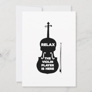 Convite Relaxe, o Jogador de Violino está aqui