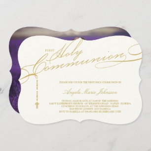 Convite Religião Moderna Rosária Primeira Santa Foto Comun