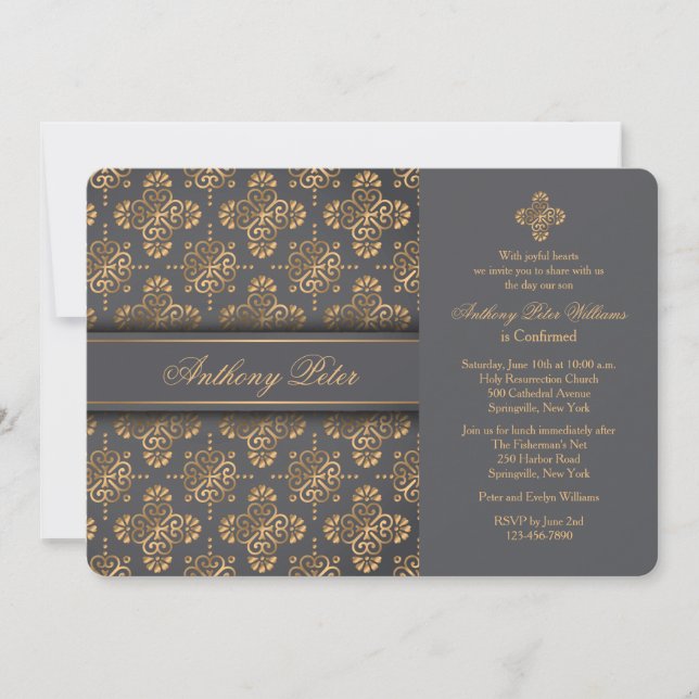 Convite Religioso através do ouro (Frente)