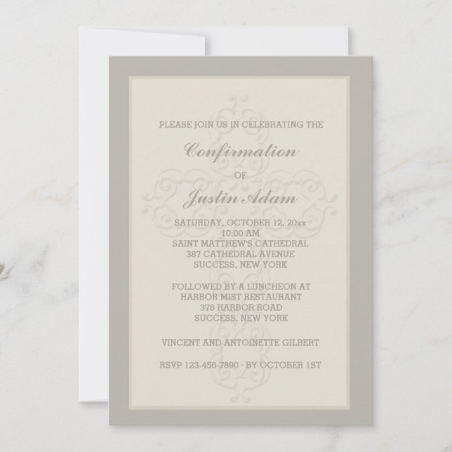 Convite Religioso Cruzado (Frente)