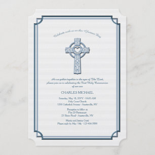 Convite Religioso Cruzado Revertido