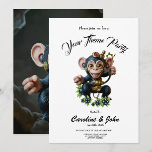 Convite Relógio Guardião da Caverna – O Macaco Sussurrante