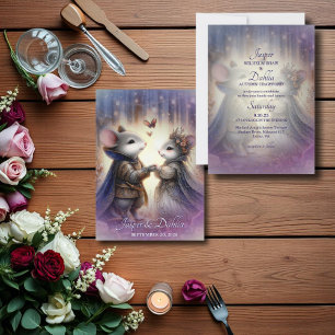 Convite Renaissance Fairytale Fantasy Casamento Romântico