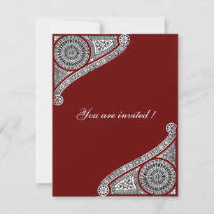 Convite RENASCENÇA ,vermelho