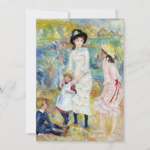 Convite Renoir - Crianças na Costa, Guernsey