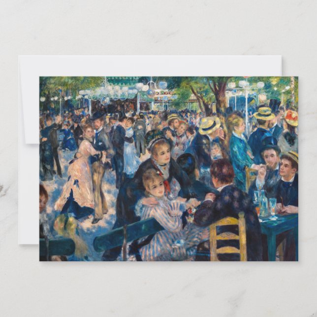 Convite Renoir - Dança no Le Moulin de la Galette (Frente)