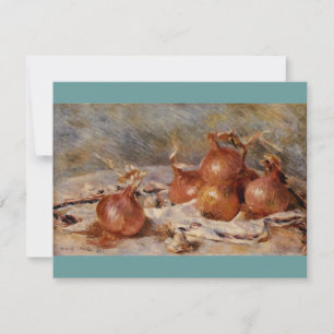 Convite Renoir's Still Life with Onions (1881)