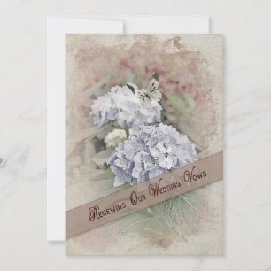 Convite RENOVAÇÃO DA INVIAÇÃO DO WEDDING VOWS - Vintag