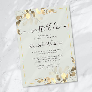 Convite Renovação da Vinha Verde Eucalyptus Sage