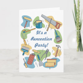 Convite Renovação de casa