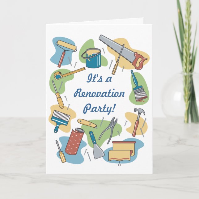 Convite Renovação de casa (Frente)