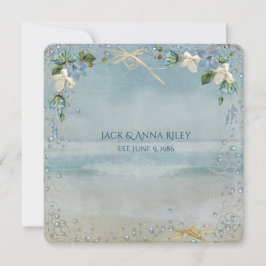 Convite renovação de votos de estrela-do-mar