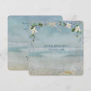 Convite renovação de votos de estrela-do-mar