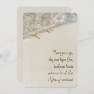 Convite Renovação do Vow Starfish para 20