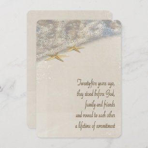 Convite Renovação do Vow Starfish para 25