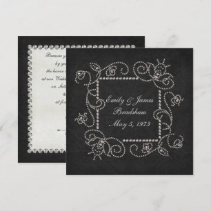 Convite Renovação enchida diamante do voto