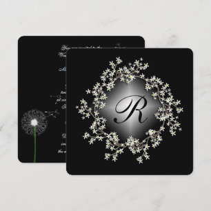 Convite renovação floral iluminada do voto da grinalda