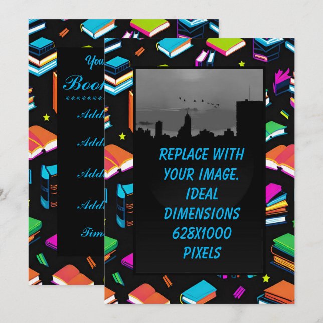 Convite Reservando Colorido (Frente/Verso)