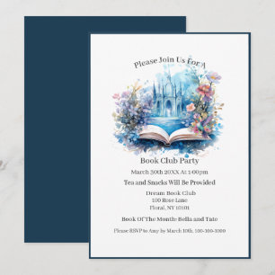 Convite Reserve Clube do Livro Floral do Castelo