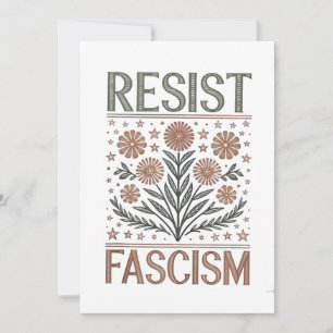 Convite Resistência ao fascismo Transgênero Floral LGBTQ A