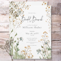 Respiração Rustic Baby's Breath Watercolor Bridal