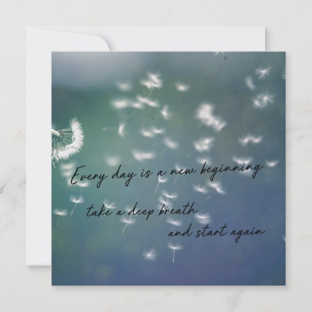 Convite RESPIRE PROFUNDAMENTE a placa 5,25 x 5,25 (Frente)