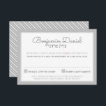 Convite Resposta de confirmação de presença bar mitzvah -<br><div class="desc">por kat massard >>> www.simplysweetpaperie.com <<<</div>