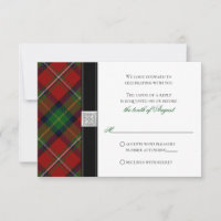 Resposta de RSVP para Casamento Escocês Céltico no
