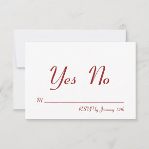 Convite Resposta para o Dia dos Namorados