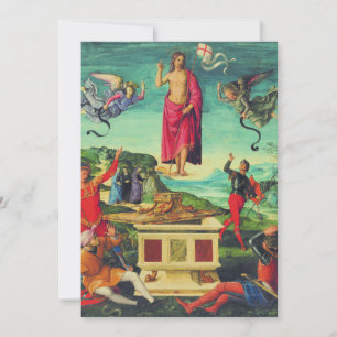 Convite Ressurreição do Cristo de Jesus por Rafael