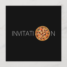 Convite Restaurante de pizza de Chef de Almoço de Comida I