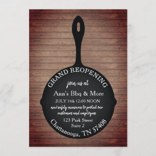 Convite Restaurante Reabrindo Madeira de Ferro