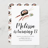 Restaurante Sushi Roll Salmon Teen Birthday Hibach