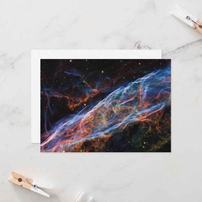 Convite Restos de Supernova da Nebulosa do Véu Telescópio  (Frente/Verso In Situ)