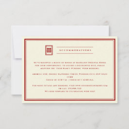 Convite Retângulo Clássico Felicidade Dupla Casamento Chin