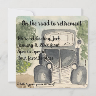 Convite Retirement party invitation