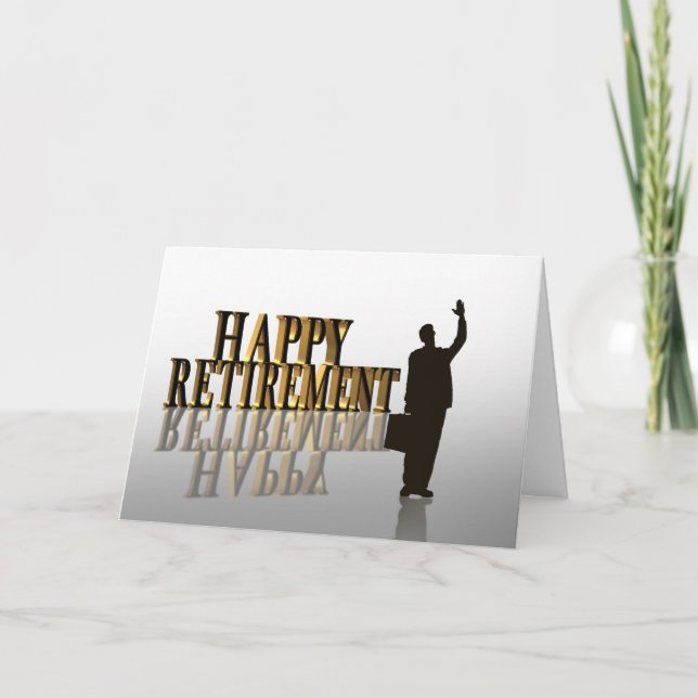 Convite Retirement party invitation card (Frente)