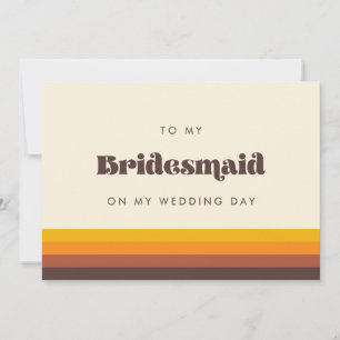Convite Retrair 60 para a minha dama de Bridesmaid no meu 