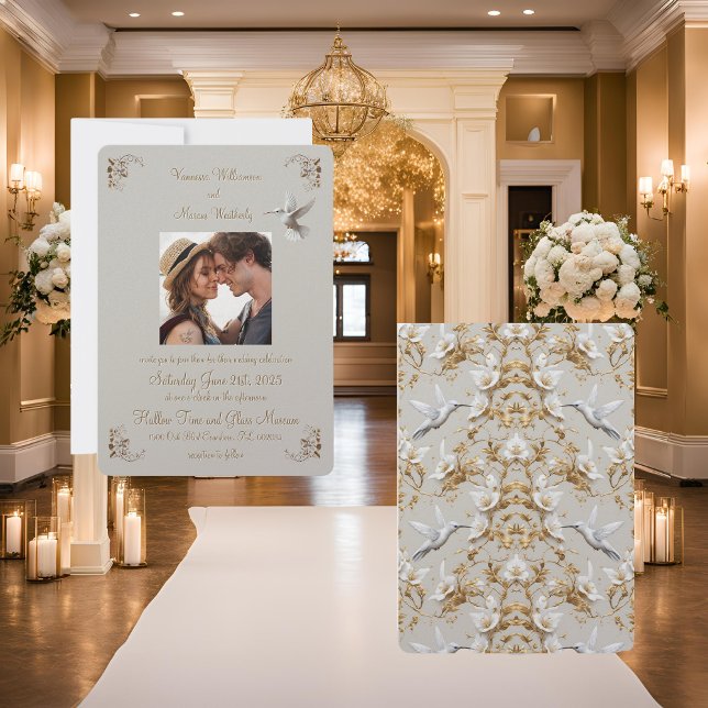 Convite Retrato da Coleção de Bengibes Brancos (Criador carregado)